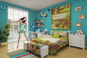 Butterfly-themed-Teen-room-Decorating3